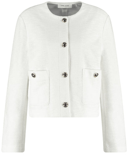 Gerry Weber_Elegant Blazer Jacket with a BouclŽ Effect_530039-31266_99700_05