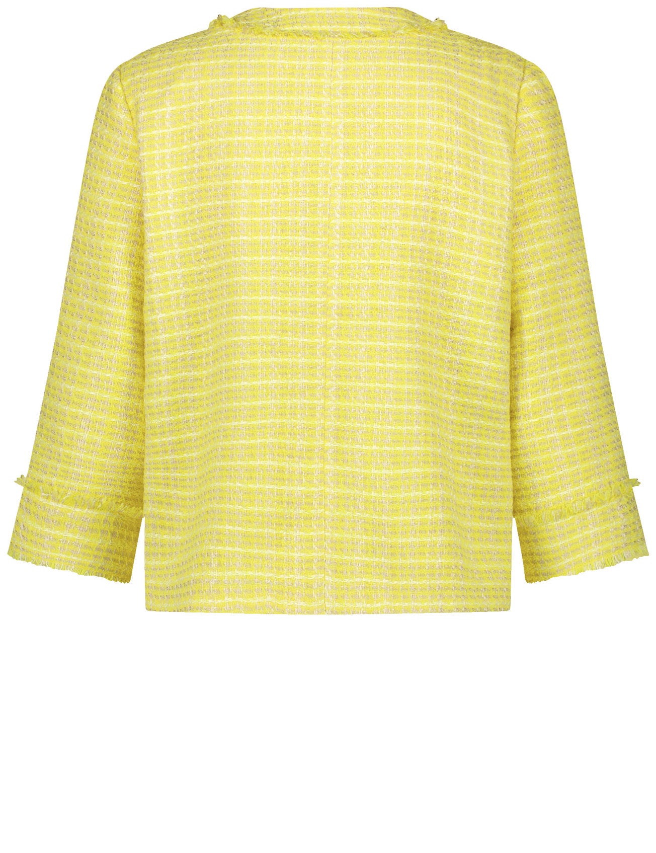 Gerry Weber_Structured Blazer Jacket with Fringed Edge_530043-31254_40223_02