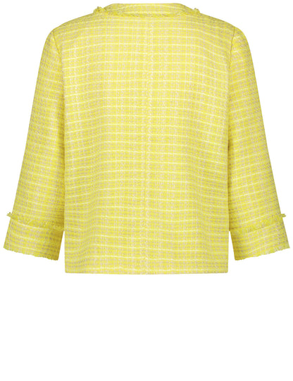 Gerry Weber_Structured Blazer Jacket with Fringed Edge_530043-31254_40223_02