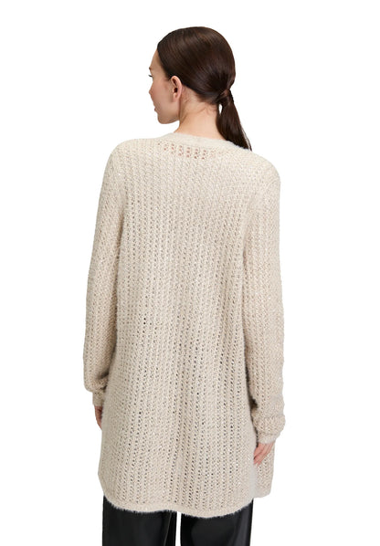 Betty Barclay_Pastel Sand_Knitted Jacket Long 1/1 Sleeve_5303-1561_9104_03