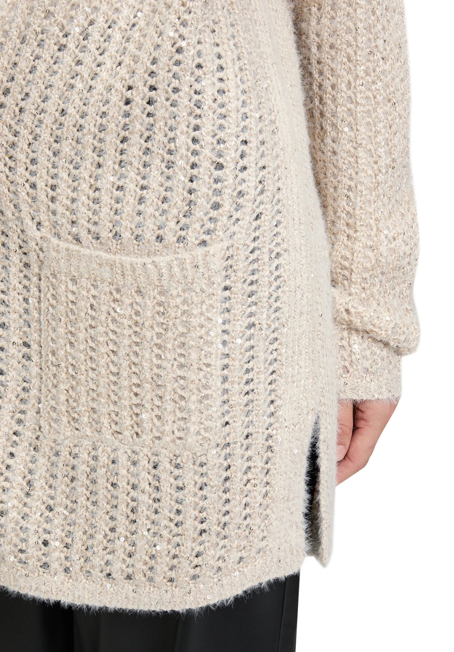 Betty Barclay_Pastel Sand_Knitted Jacket Long 1/1 Sleeve_5303-1561_9104_07