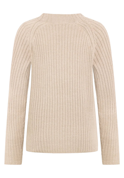 Betty Barclay_Taupe Melange_Knit Jumper_5329-1606_7714_05