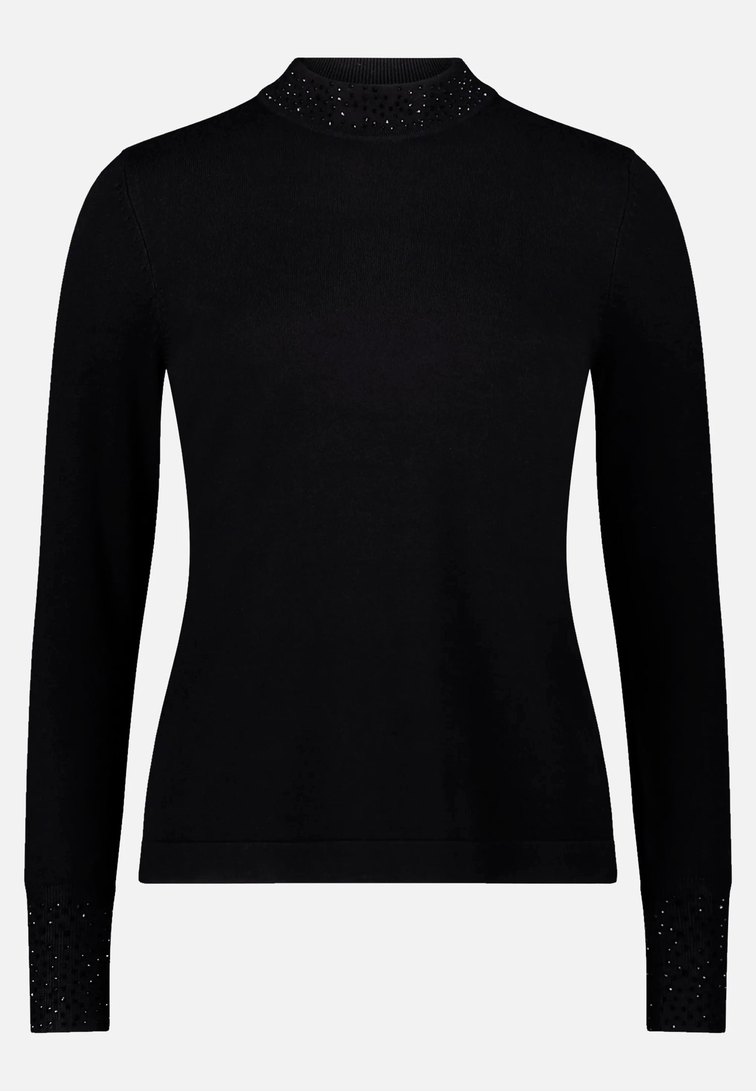 Betty Barclay_Black_Fine Knit Sweater with Rhinestones_5334-1036_9045_04