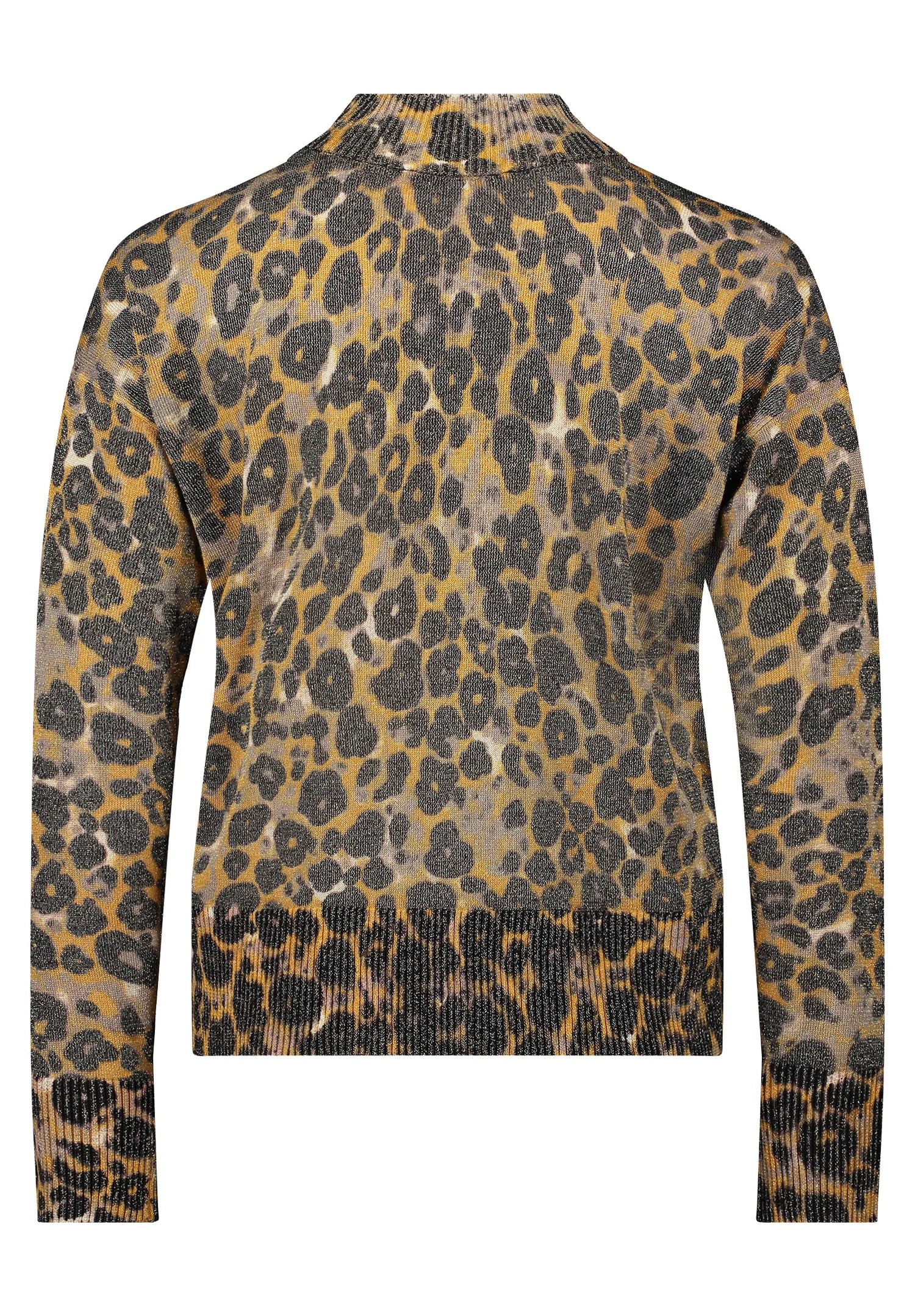 Betty Barclay_Taupe/Yellow_Fine Knit Sweater with Lurex Thread_5338-1639_7822_05