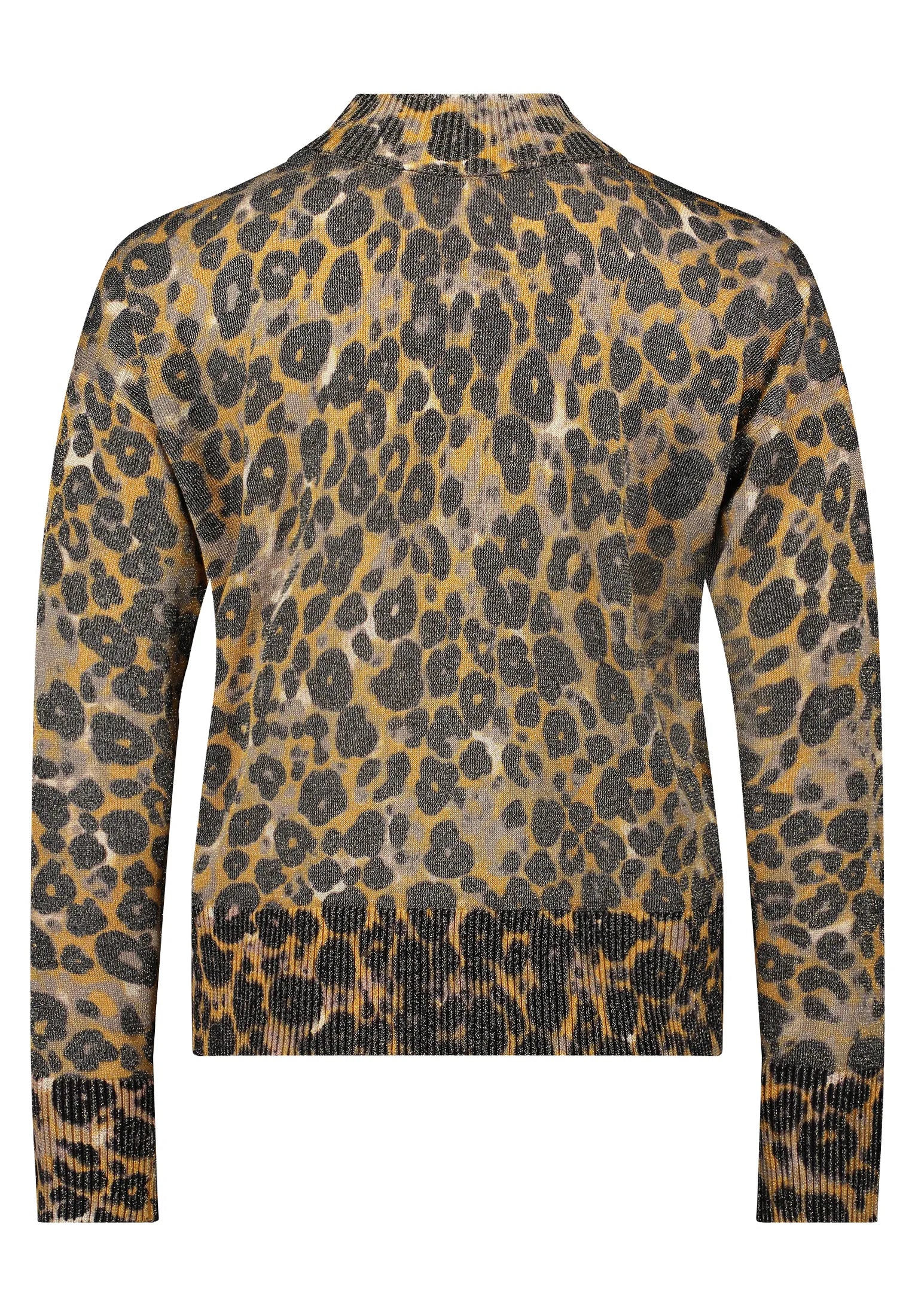 Betty Barclay_Taupe/Yellow_Fine Knit Sweater with Lurex Thread_5338-1639_7822_05