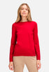 Betty Barclay_Red Scarlet_Basic Knit Sweater with a Round Neck_5342-2907_4635_01