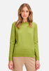Betty Barclay_Fresh Moss_Basic Knit Sweater with a Round Neck_5342-2907_5436_01