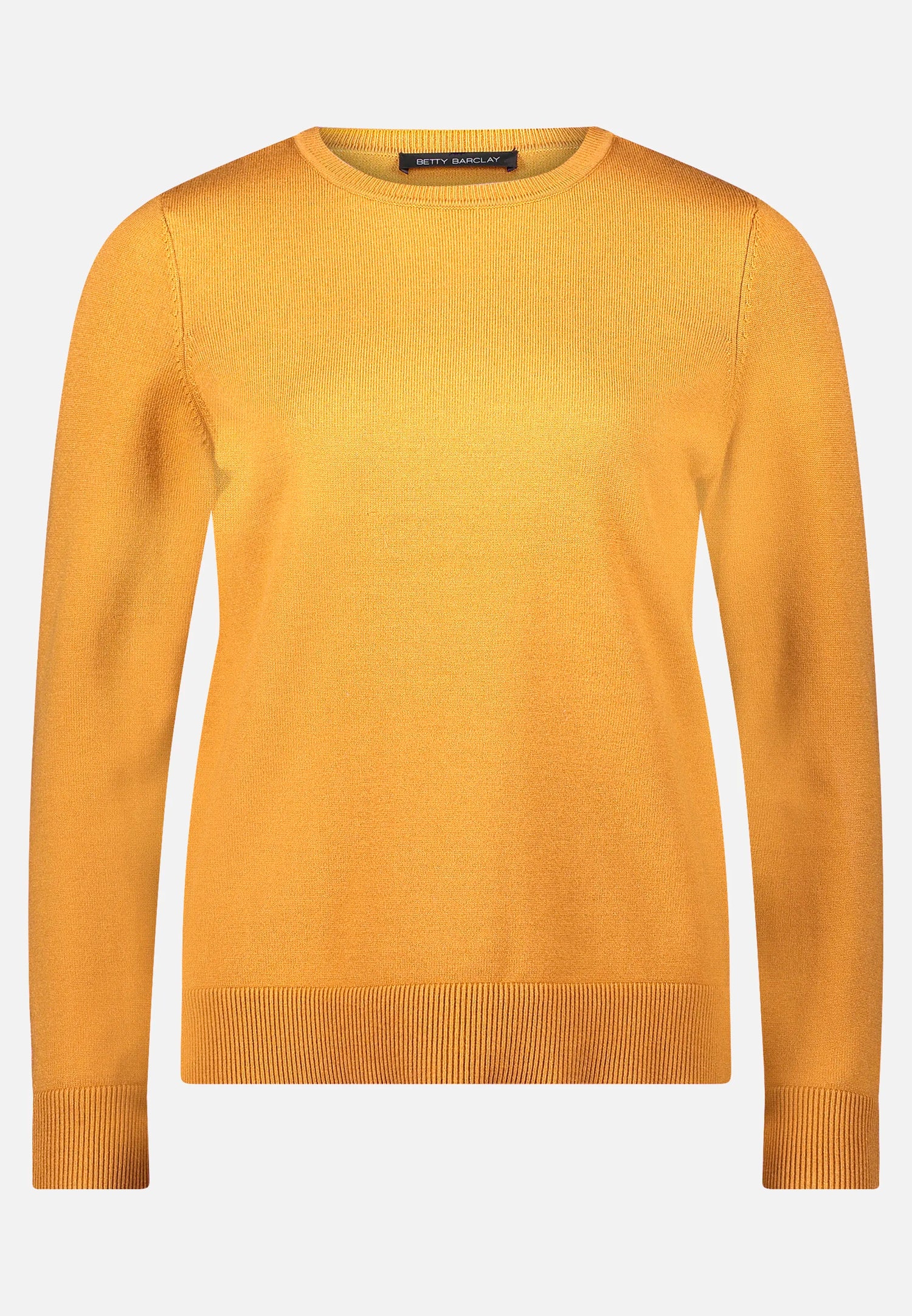 Betty Barclay_Autumn Gold_Basic Knit Sweater with a Round Neck_5342-2907_7256_04