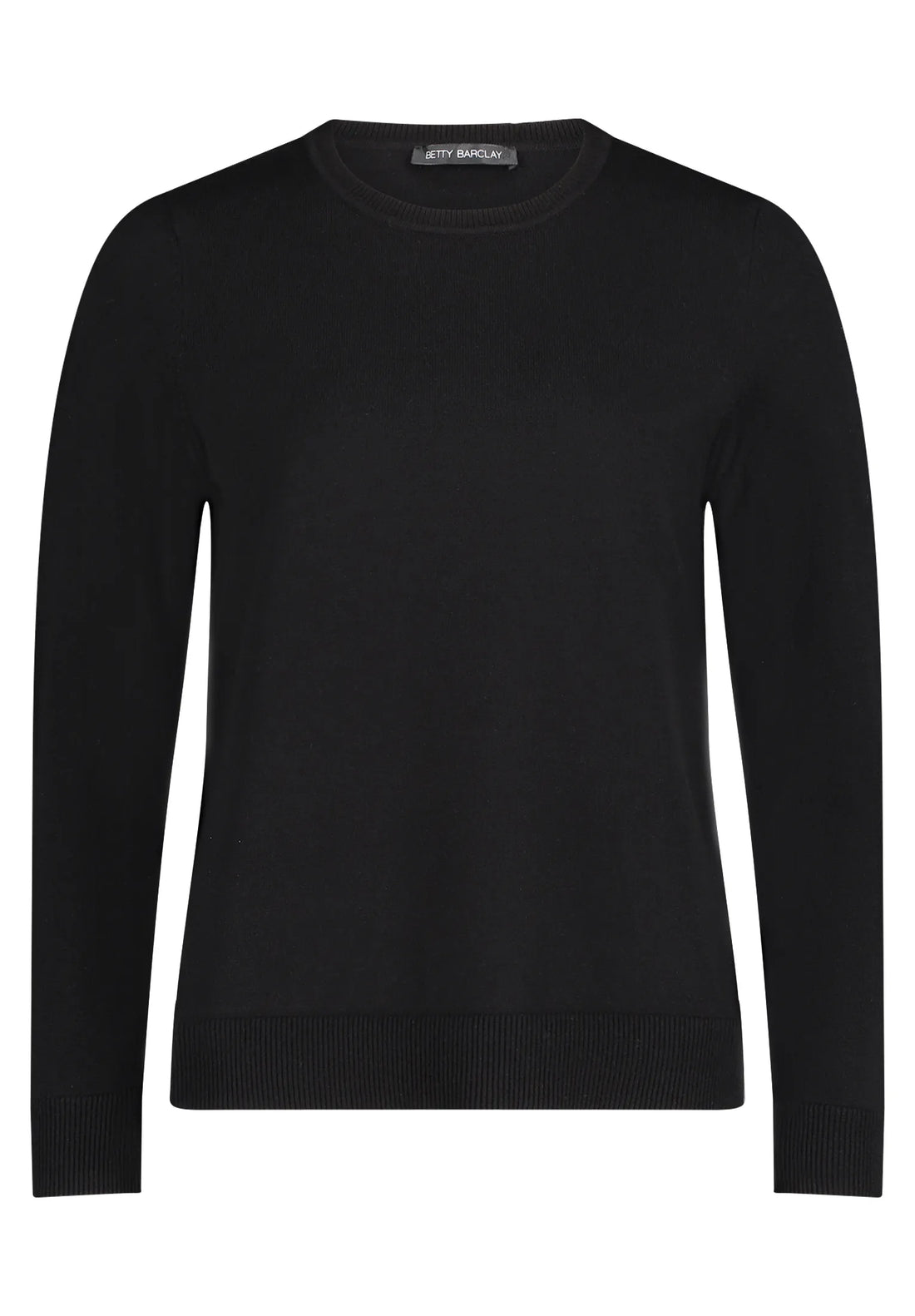 Betty Barclay Black Women Knitted Pullover Short 1/1 Sleeve SKU: 5342-2907_9045 Image 01