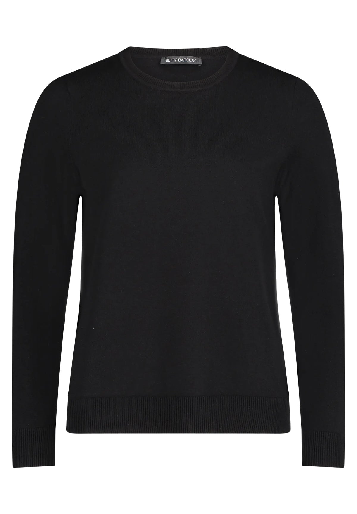 Betty Barclay Black Women Knitted Pullover Short 1/1 Sleeve SKU: 5342-2907_9045 Image 01
