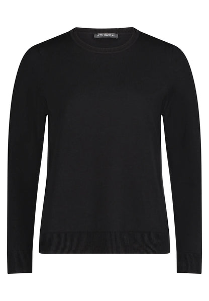 Betty Barclay Black Women Knitted Pullover Short 1/1 Sleeve SKU: 5342-2907_9045 Image 01