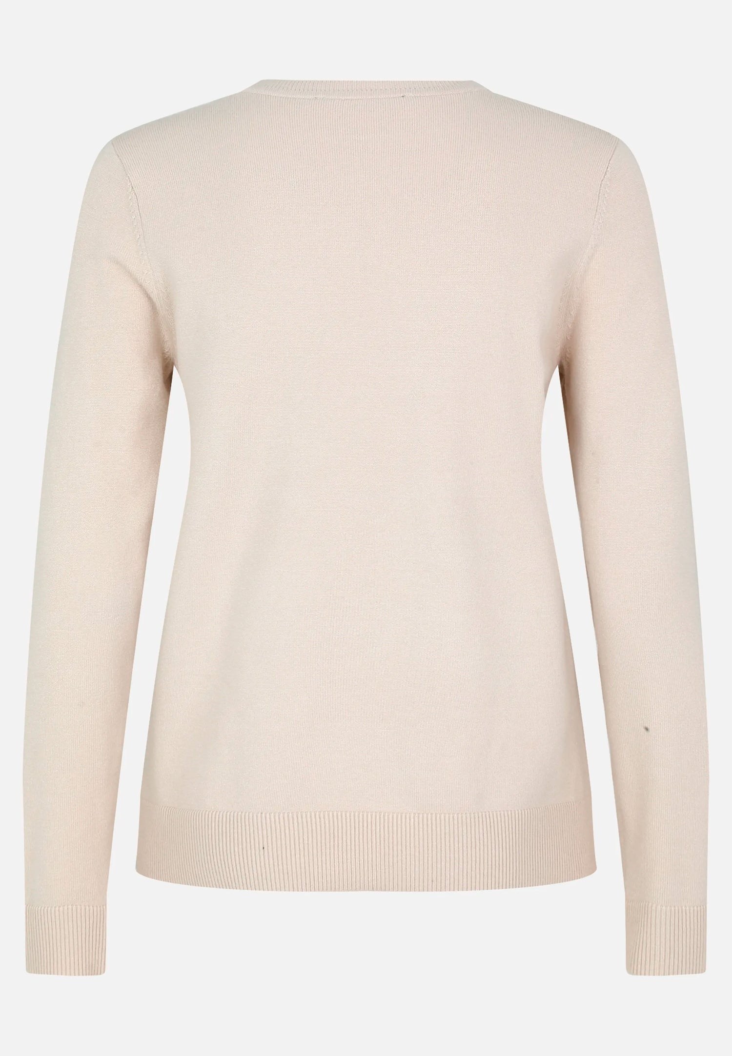 Betty Barclay_Pastel Sand_Basic Knit Sweater with a Round Neck_5342-2907_9104_05