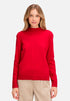 Betty Barclay_Red Scarlet_Basic Knit Sweater with Stand-Up Collar_5343-2907_4635_01