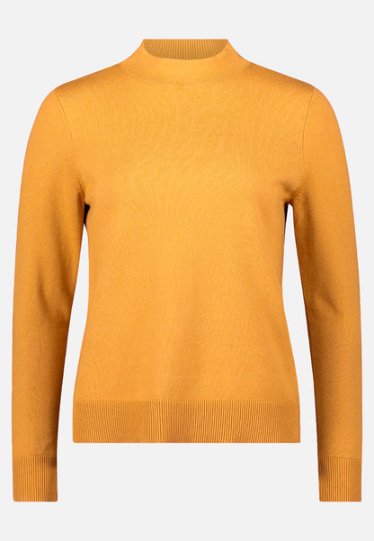 Betty Barclay_Autumn Gold_Basic Knit Sweater with Stand-Up Collar_5343-2907_7256_04