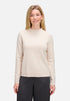Betty Barclay_Pastel Sand_Basic Knit Sweater with Stand-Up Collar_5343-2907_9104_01