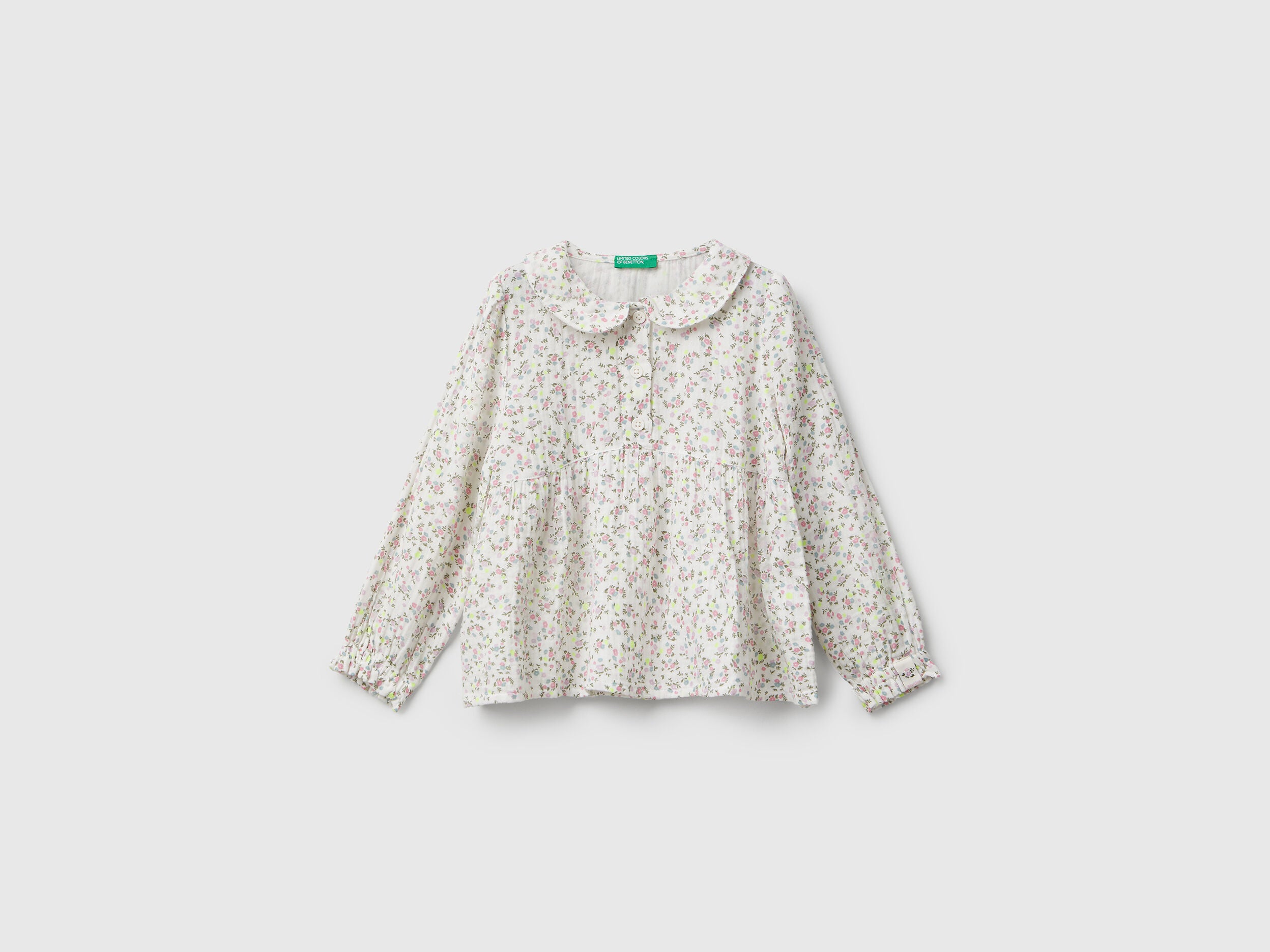 Benetton_Creamy White_Floral Shirt_534ZGQ02T_62U_01