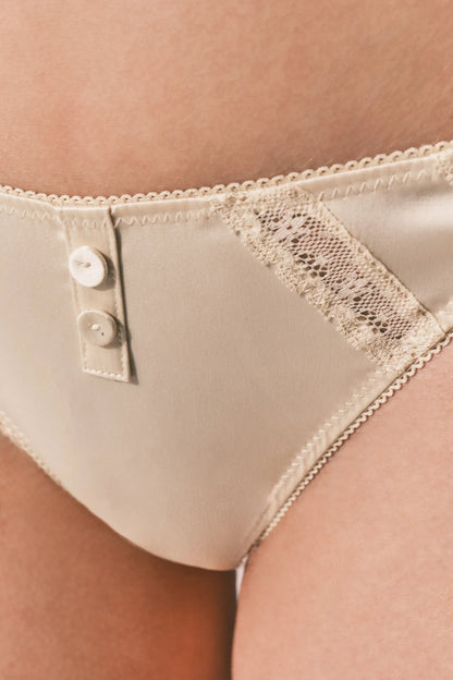 Women Secret_Yellow_Satin Brazilian Brief with Straps in Yellow_5353902_05_05