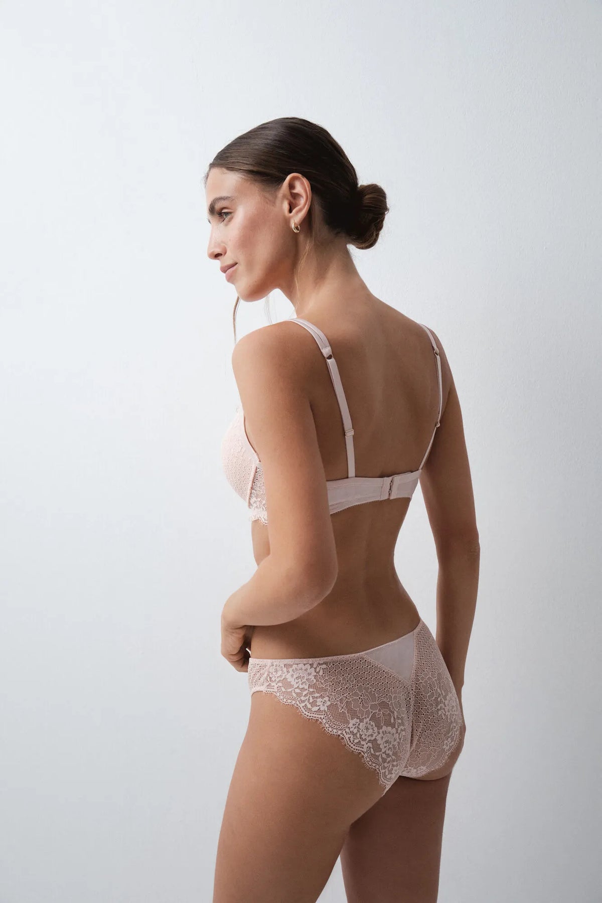 Women Secret Orange Women Lace And Microfibre Classic Panty SKU: 5354914_67 Image 02