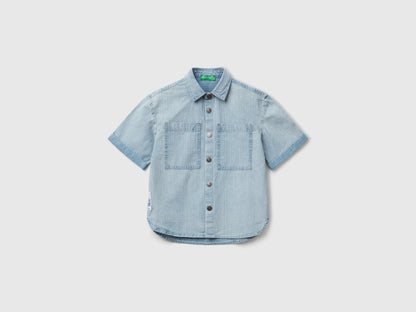 Benetton_Check Shirt with Pockets_53Z9CQ046_902_01