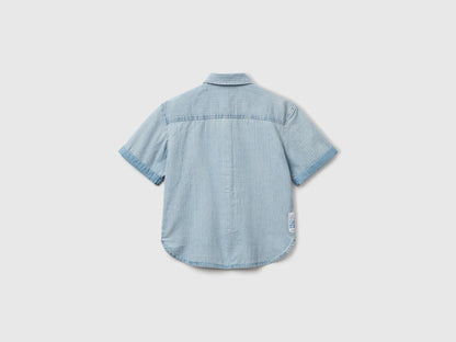 Benetton_Check Shirt with Pockets_53Z9CQ046_902_02