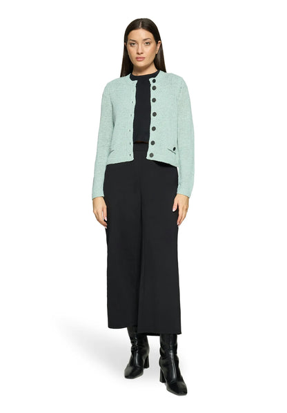Betty Barclay Gray Mist Women Knitted Jacket Short 1/1 Sleeve SKU: 5429-1869_8270 Image 03