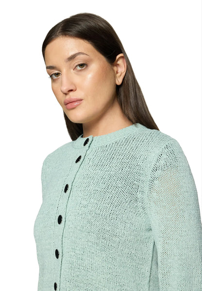 Betty Barclay Gray Mist Women Knitted Jacket Short 1/1 Sleeve SKU: 5429-1869_8270 Image 04