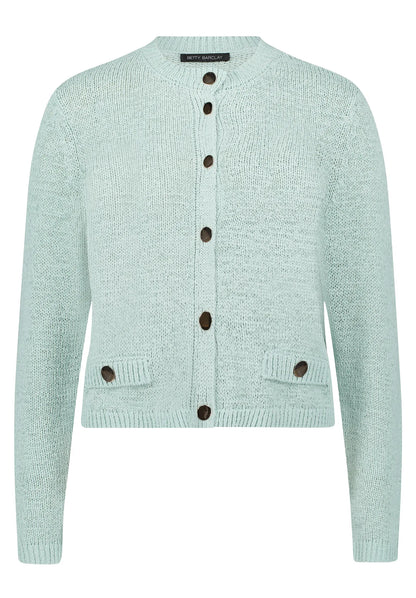 Betty Barclay Gray Mist Women Knitted Jacket Short 1/1 Sleeve SKU: 5429-1869_8270 Image 06