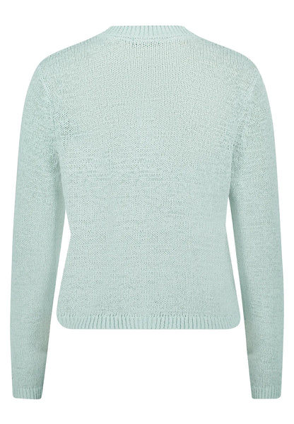 Betty Barclay Gray Mist Women Knitted Jacket Short 1/1 Sleeve SKU: 5429-1869_8270 Image 08