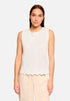 Betty Barclay Offwhite Women Sleeveless Knitted Top SKU: 5451-2017_1014 Image 01