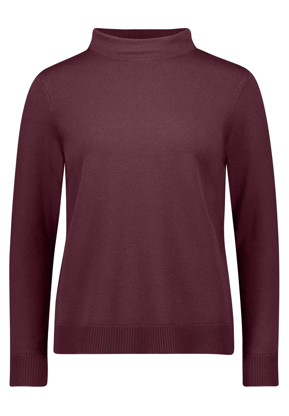 Betty Barclay Maroon Banner Women Basic Knit Jumper SKU: 5483-2907_4697 Image 06