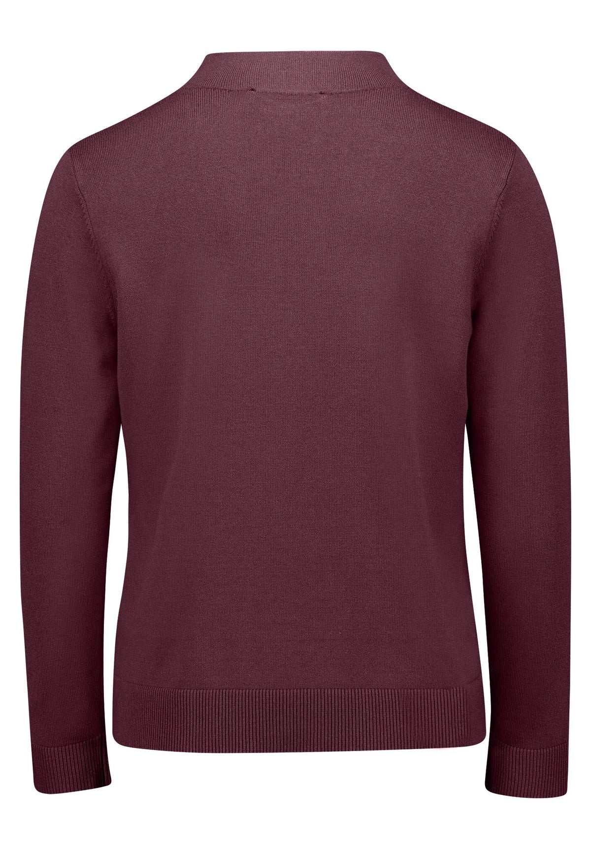 Betty Barclay Maroon Banner Women Basic Knit Jumper SKU: 5483-2907_4697 Image 07