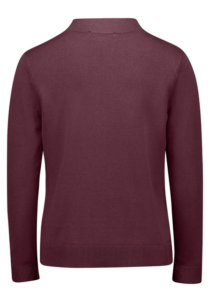 Betty Barclay Maroon Banner Women Basic Knit Jumper SKU: 5483-2907_4697 Image 07
