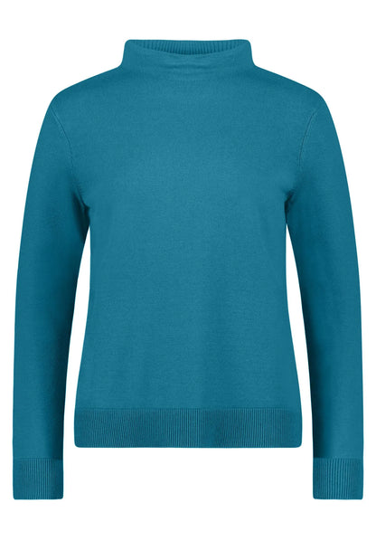 Betty Barclay Colonial Blue Women Basic Knit Jumper SKU: 5483-2907_8558 Image 06