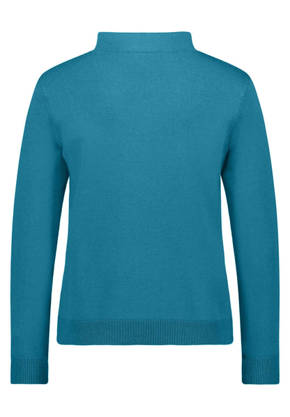 Betty Barclay Colonial Blue Women Basic Knit Jumper SKU: 5483-2907_8558 Image 07