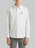 Benetton White Boys White Shirt in Pure Cotton SKU: 54AZGQ00J_101 Image 00