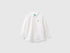 Benetton White Boys White Shirt in Pure Cotton SKU: 54AZGQ00J_101 Image 01
