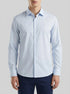 Benetton Light Blue Men Slim Fit Shirt SKU: 551MUQ049_30J Image 00