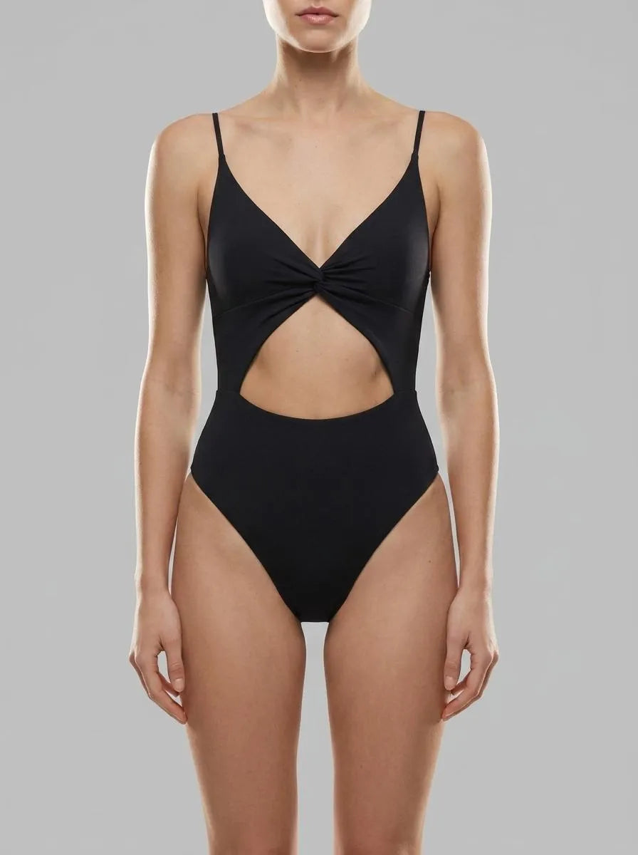 Women Secret_Black_Black Plain Cut-Out Trikini_5523306_01_00