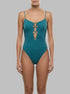 Women Secret Light Blue Women Blue Shimmering Bandeau Swimwear SKU: 5523314_17 Image 00
