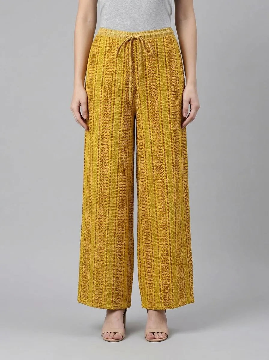 Women Secret_Multicoloured_Multicoloured Crochet Long Trousers_5543698_98_00