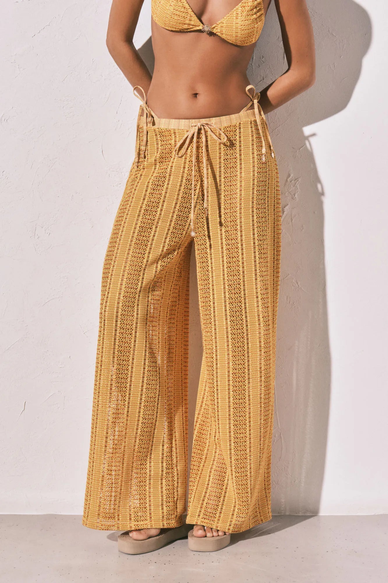 Women Secret_Multicoloured_Multicoloured Crochet Long Trousers_5543698_98_05