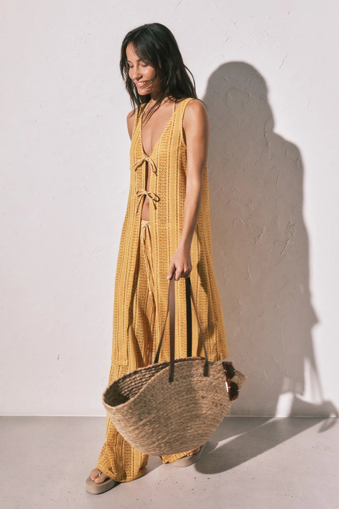 Women Secret_Multicoloured_Multicoloured Crochet Long Open Tunic_5543699_98_04