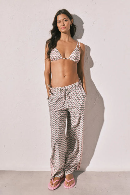 Women Secret Multicoloured Women Geometric Print Long Trousers SKU: 5543701_98 Image 02