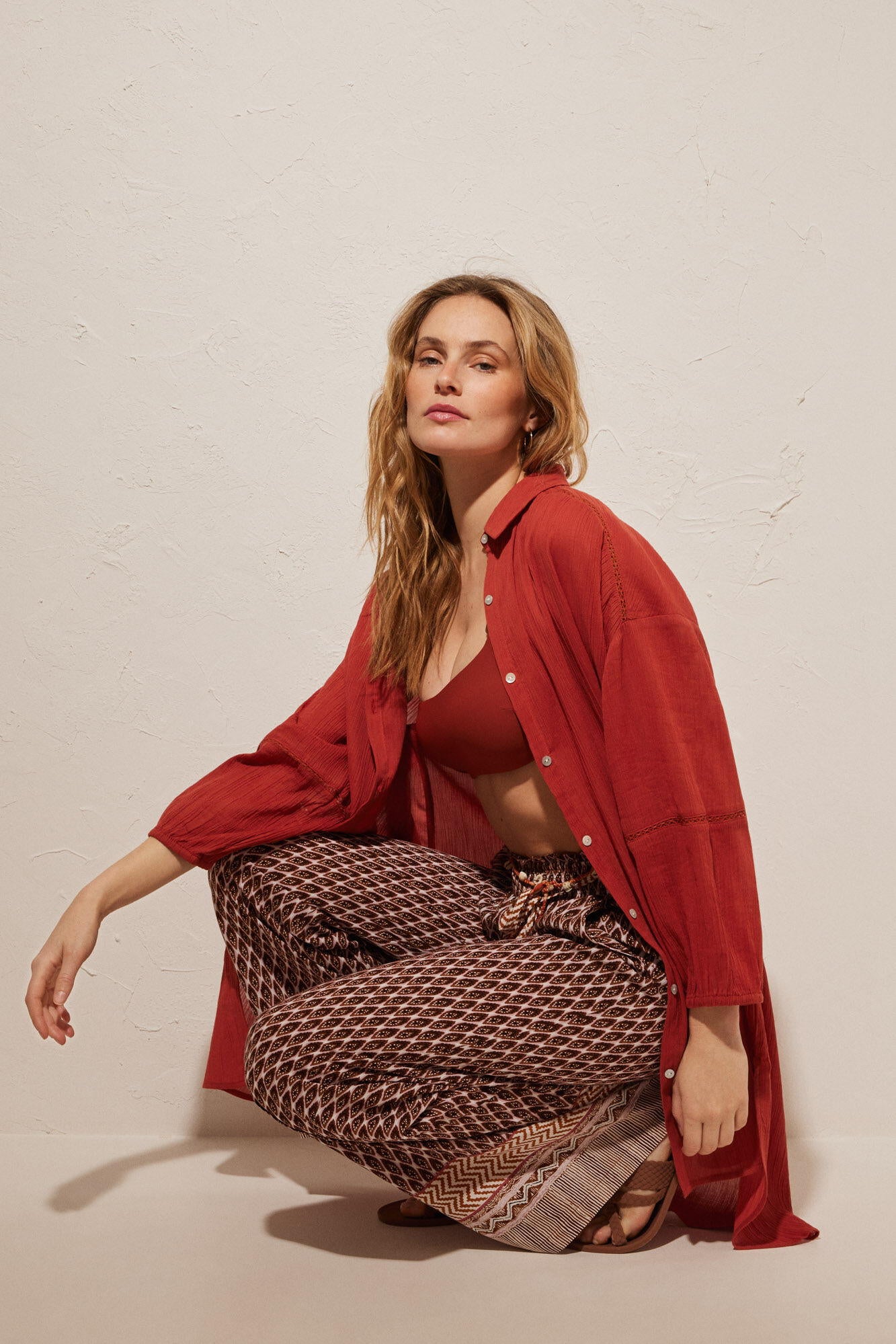 Oversized Shirt Style Blouse_5547386_61_02