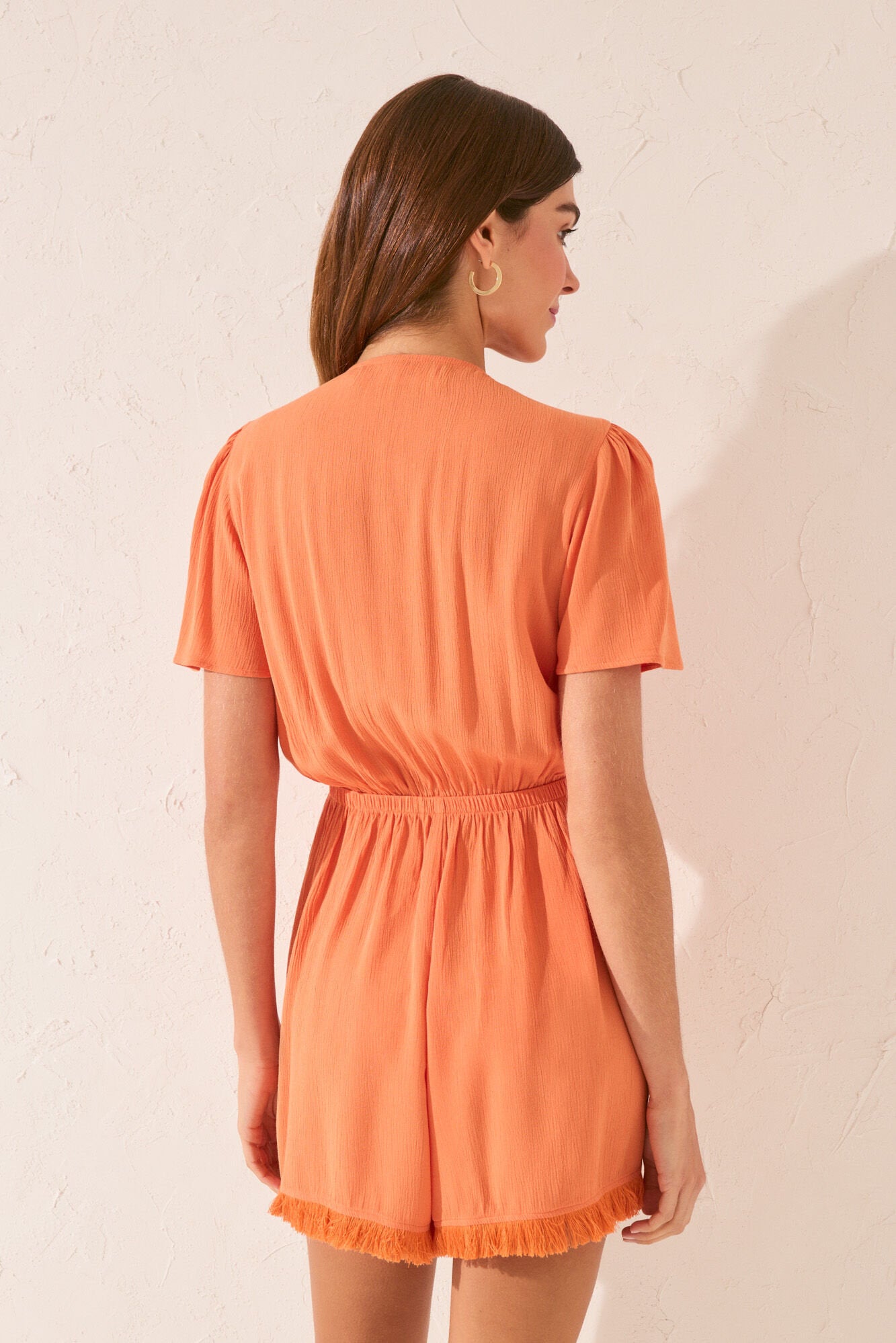 Women Secret_Orange Viscose Short Jumpsuit_5549918_66_05