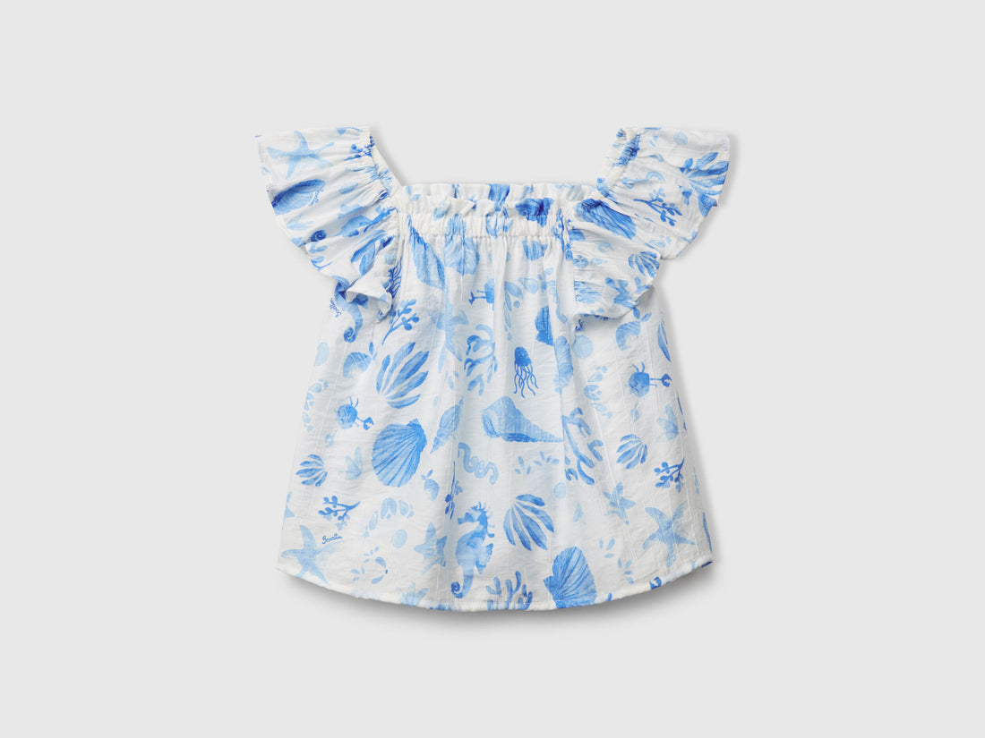 Benetton_Top with Floral Print_55M6GH006_73H_01