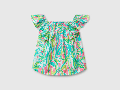 Benetton_Top with Floral Print_55M6GH006_73J_01