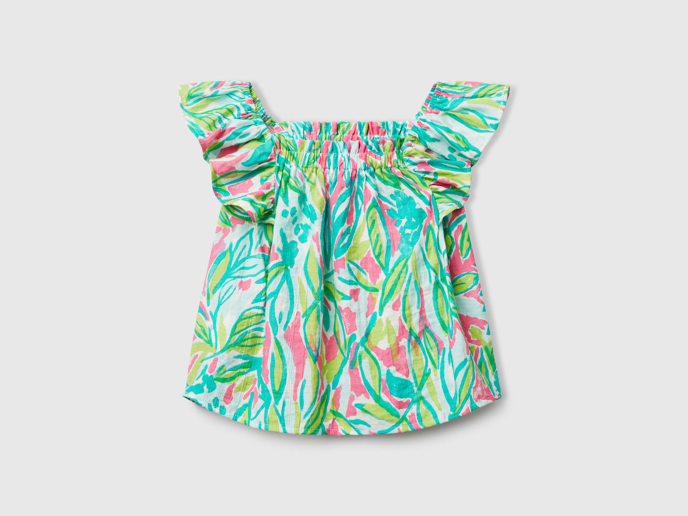 Benetton_Top with Floral Print_55M6GH006_73J_02