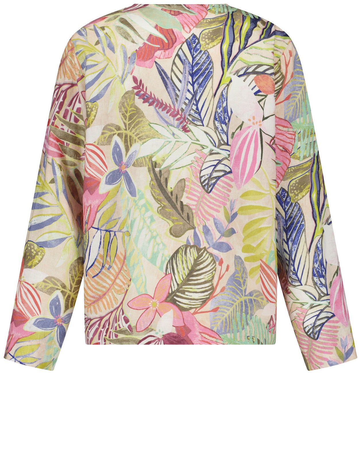 Gerry Weber_Tunic Blouse Made of Pure Linen with an All-Over Floral Pattern_560062-31476_5037_03