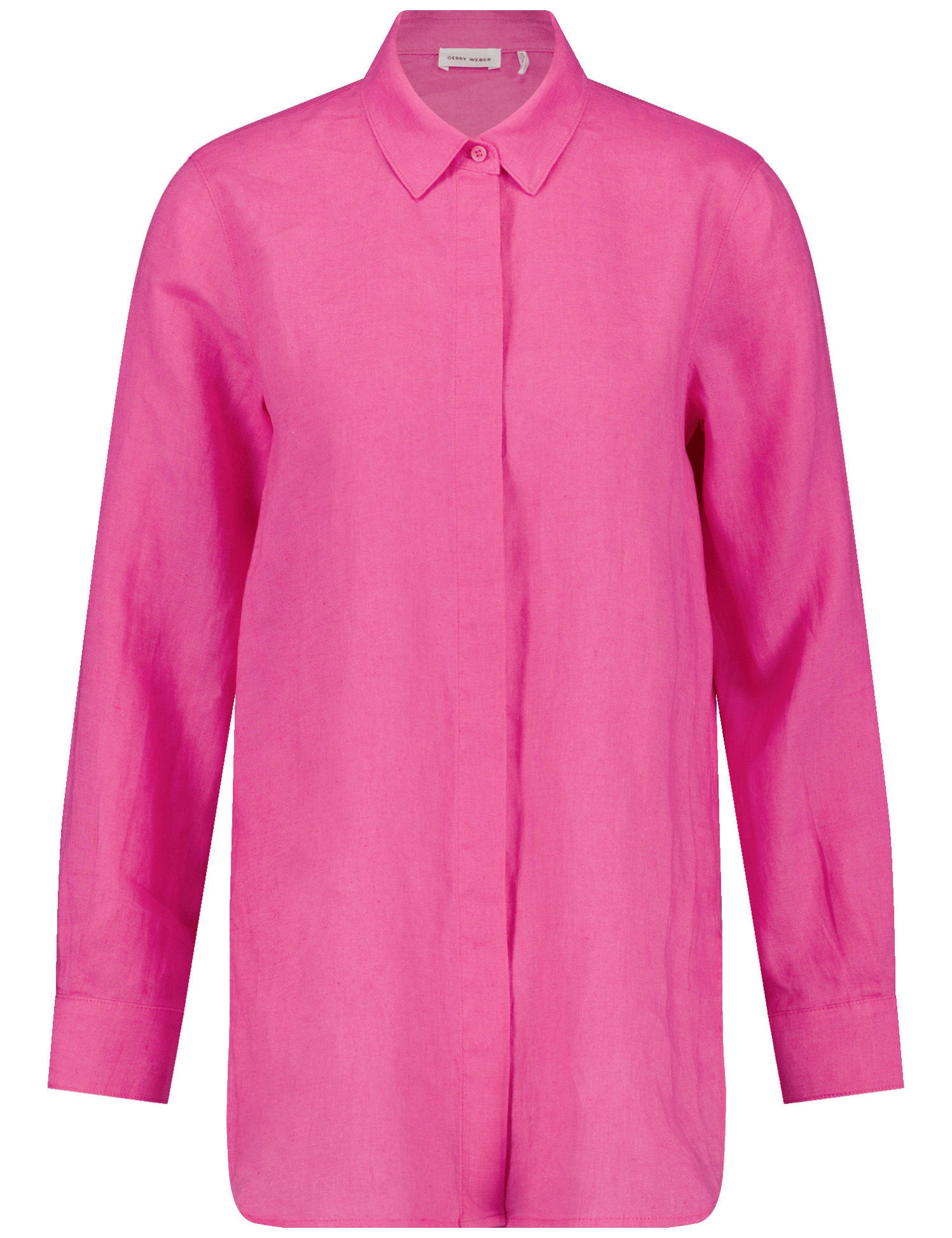 Gerry Weber_Simple Long Blouse Made of Pure Linen_560066-31471_30329_02